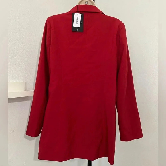 ASOS 4th & Reckless Blazer 90s Relaxed Double Breasted Office Siren New - Picture 8 of 14